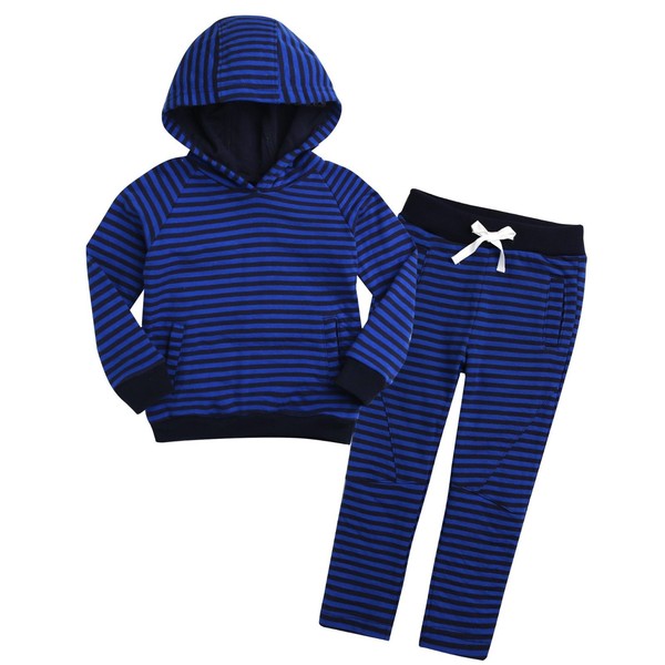 Striped Hoodie & Pants Set