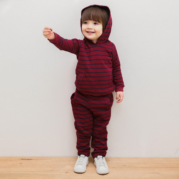 Striped Hoodie & Pants Set