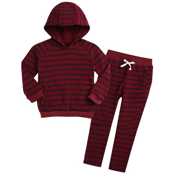 Striped Hoodie & Pants Set