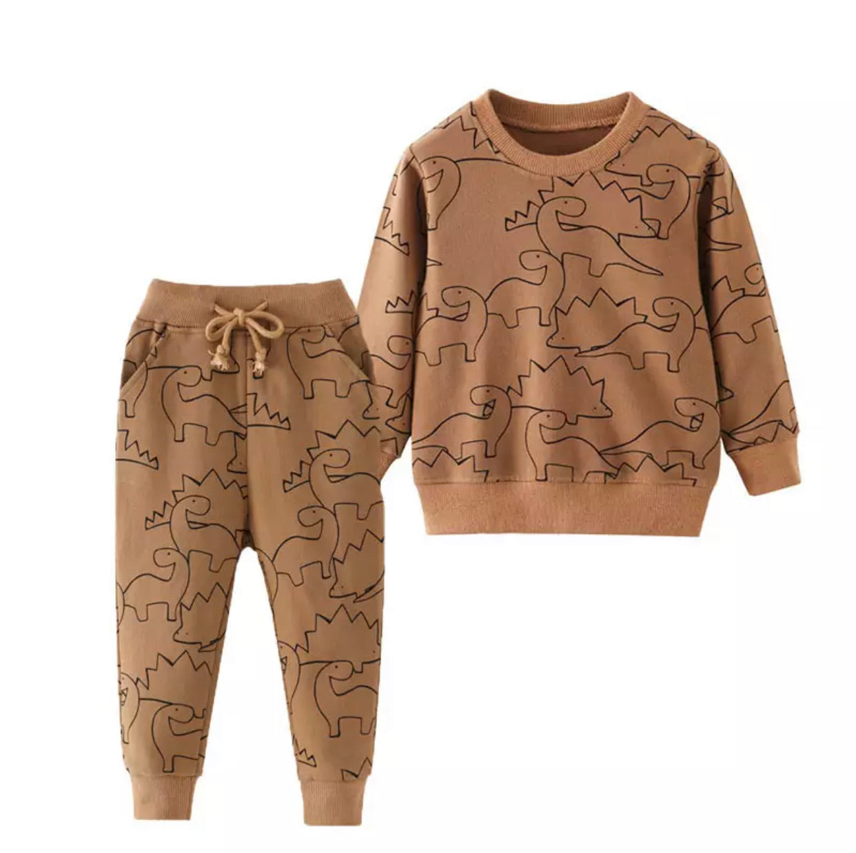 Dinosaur Printed Cotton Set