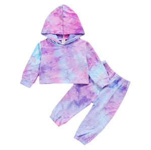 Tie-Dyed Hoodie Set