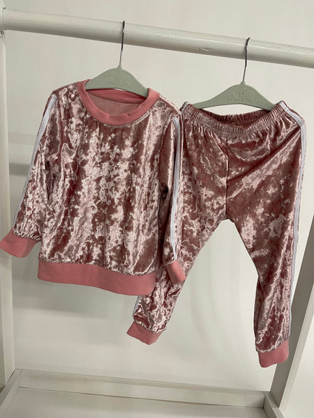 Velvet Sweatshirt Top and Pant