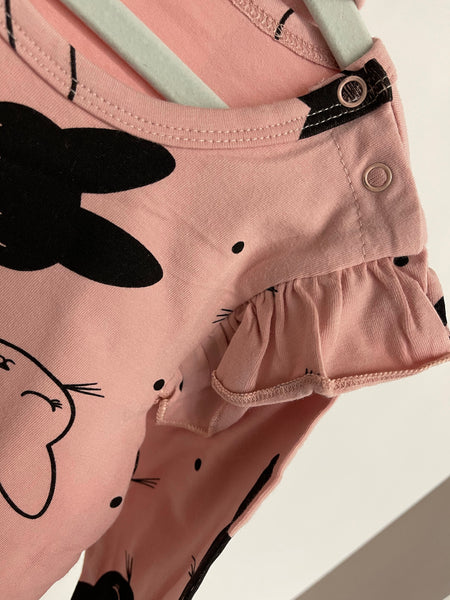 Pink Rabbit Romper