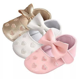 Bowknot Heart Shoes